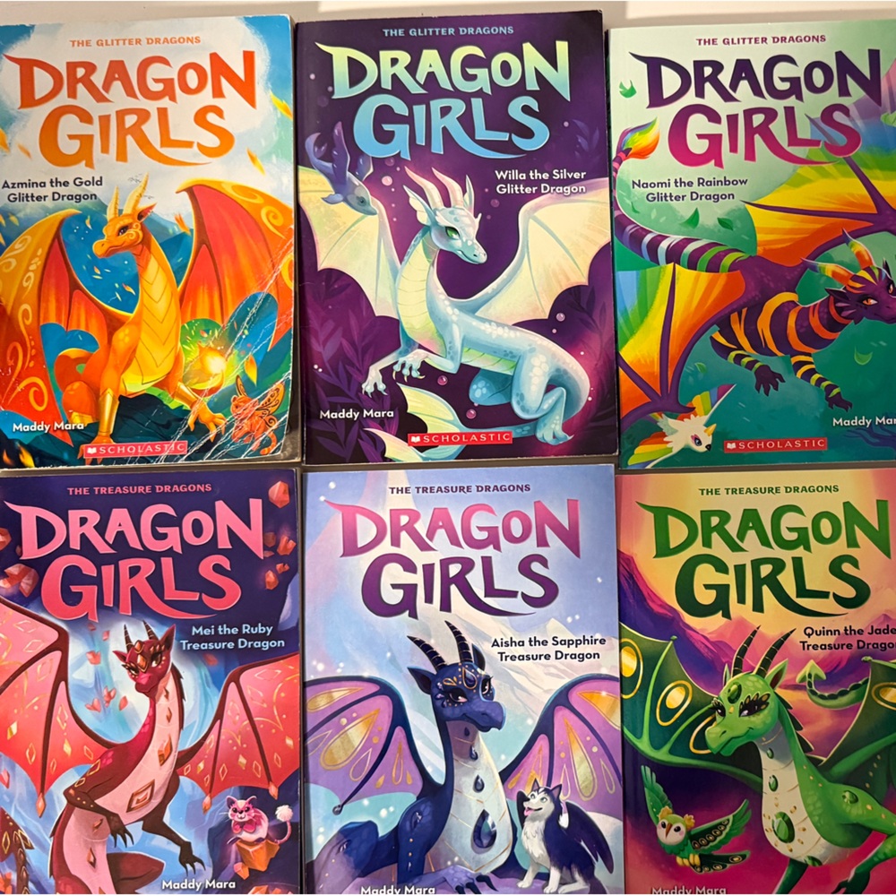 EUC DRAGON GIRLS SERIES BOOK 1-6,8 🐉 📚
